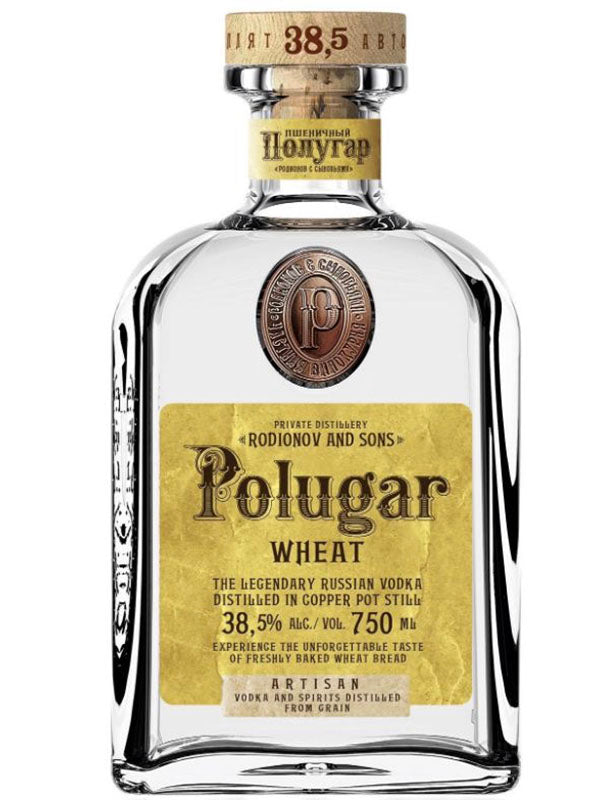 Polugar Wheat Vodka at Del Mesa Liquor
