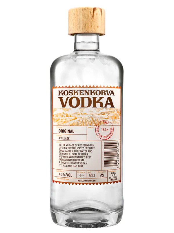 Koskenkorva Vodka at Del Mesa Liquor