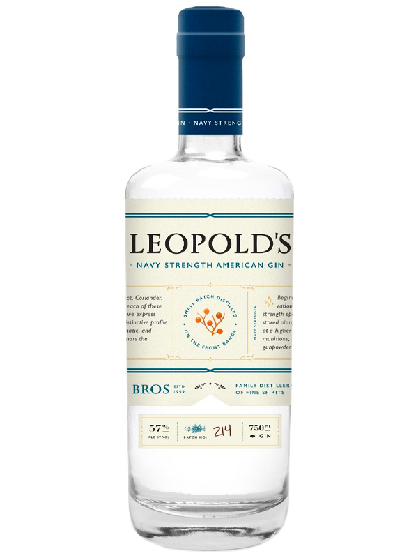 Leopold Bros Navy Strength Gin at Del Mesa Liquor