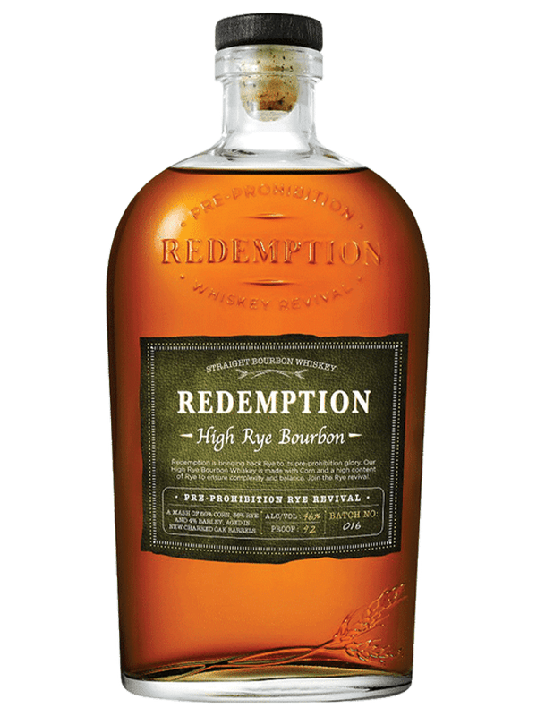 Redemption High Rye Bourbon Whiskey at Del Mesa Liquor