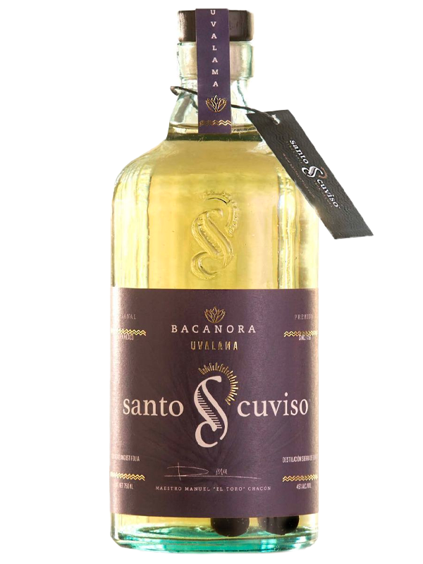 Santo Cuviso Uvalama Bacanora at Del Mesa Liquor