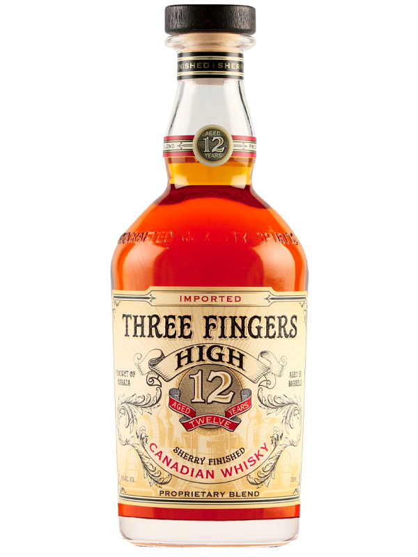 Three Fingers High 12 Year Old Canadian Whisky at Del Mesa Liquor