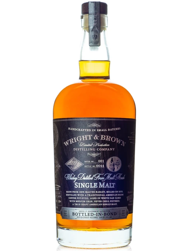 Wright & Brown Bottled-in-Bond American Single Malt at Del Mesa Liquor